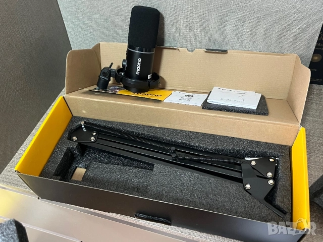 Микрофон Maono PD200X с програмируеми RGB светлини, За игри, подкаст, стрийминг, XLR/USB, снимка 10 - Микрофони - 53962982