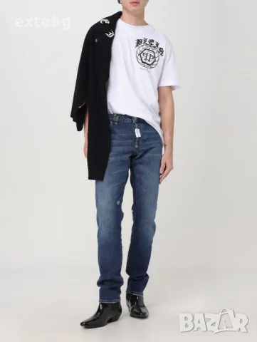 PHILIPP PLEIN оригинален нов вълнен пуловер с кашмир XL, снимка 3 - Пуловери - 56335711