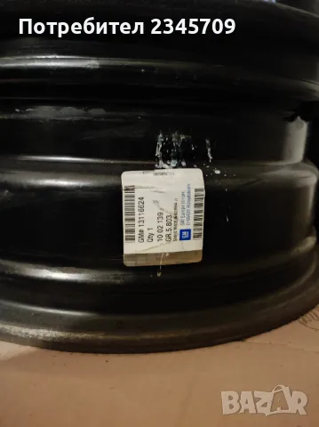 Джанти Опел Зафира Б Opel zafira B, снимка 2 - Гуми и джанти - 49123198