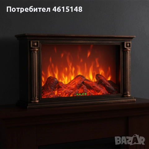 LED камина с ефект на тлеещи въглени – безопасна и стилна атмосфера у дома, снимка 3 - Камини - 51964776