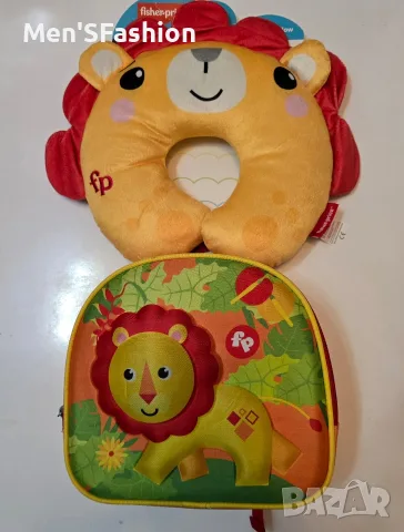 Fisher Price - детска раница и възглавница за път 