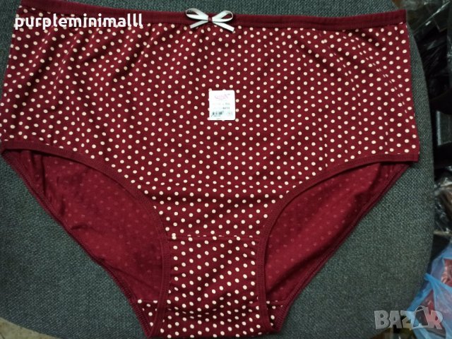 Бикини памучни памук и ликра голям размер 3XL , 4XL, 5XL, снимка 5 - Бельо - 29818421