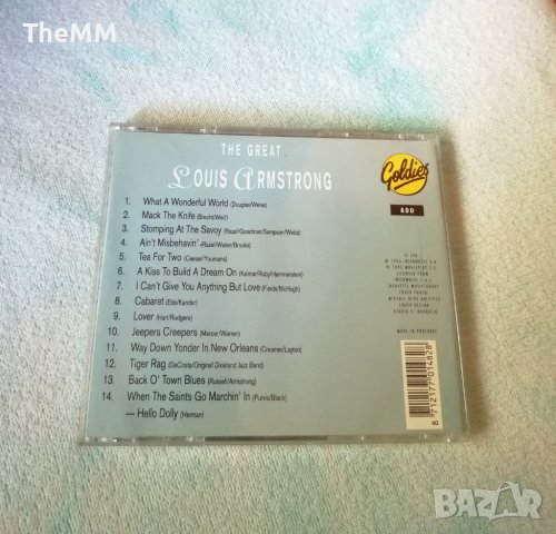 The Great Louis Armstrong, снимка 4 - CD дискове - 42641804