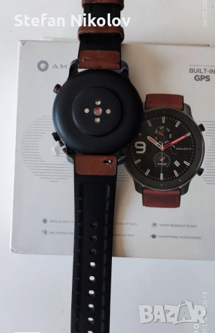 Продавам Amazfit gtr 47mm , снимка 6 - Смарт часовници - 53878052