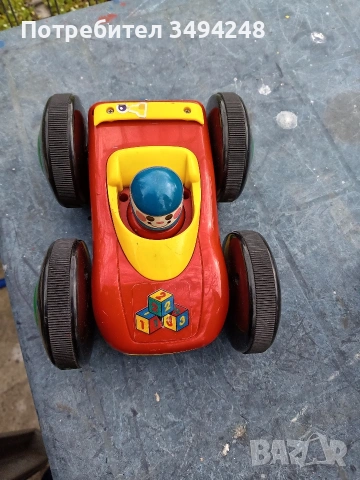 Ретро детска играчка , снимка 2 - Коли, камиони, мотори, писти - 49890421