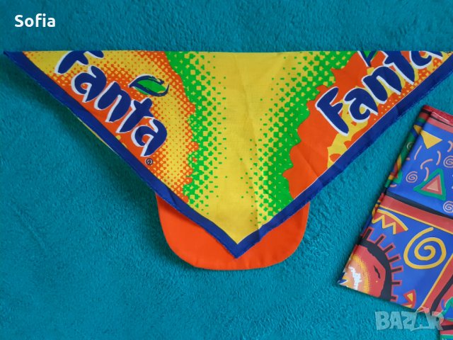 Кока Кола/Фанта за Фенове/Колекции:  3 вида FANTA bandana-шал, и с козирка- 90те, снимка 7 - Колекции - 31656567