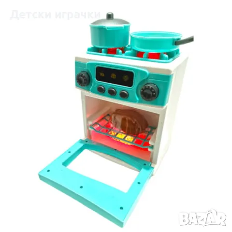 Детска фурна с котлон и тигани, печка с ефекти , снимка 5 - Други - 49777834