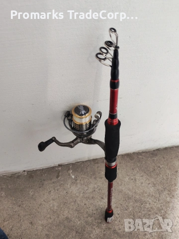 Въдица + макара за спининг. Нова! , снимка 4 - Въдици - 54239547