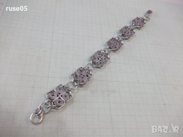 Верижка филигранна сребърна - 925 пр. - 17,30 гр., снимка 8 - Други - 37684496