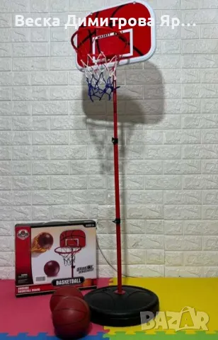 Игрален комплект GT - Баскетболен кош с топка, 170 cm, снимка 8 - Други - 48338743