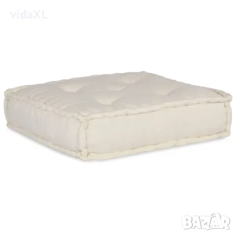 vidaXL Модулен диван Текстил Кремаво 210 x 140 x 56 см, снимка 2 - Дивани и мека мебел - 56147001