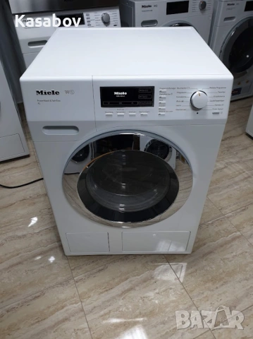 9кг XL - Miele - Пара - TwinDos - Подсветка - Пералня Миеле 12м Гаранция, снимка 4 - Перални - 53921601
