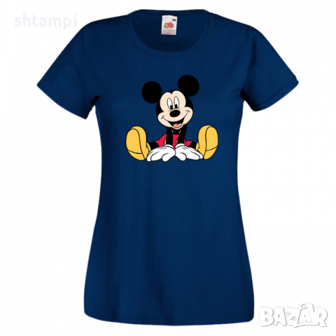 Дамска тениска Mickey Mouse 11 Мини Маус,Микки Маус.Подарък,Изненада,, снимка 5 - Тениски - 36528647