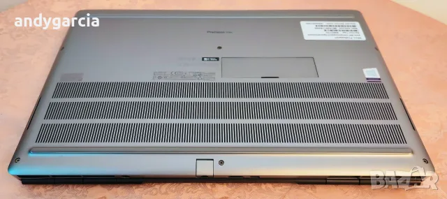  DELL Precision 7750/Core i7-10750H/NVidia RTX 3000/16GB RAM/256GB SSD/17.3 Full HD IPS 100% DCIP-3, снимка 8 - Лаптопи за работа - 56208813