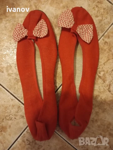 Дамски обувки панделка , снимка 1