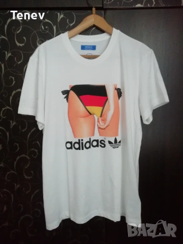 Adidas Originals German Flag Panties 40 years Trefoil оригинална мъжка тениска памучна бяла Германия