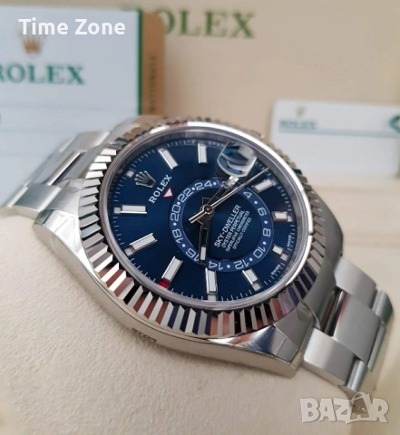 Rolex Sky-Dweller 42mm Steel Blue Dial Automatic Различни Варианти, снимка 4 - Мъжки - 54059898