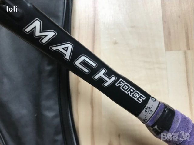 Wilson Mach Force тенис ракета, снимка 3 - Тенис - 31729827