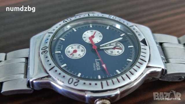 Мъжки часовник Luca milano метална каишка, снимка 4 - Мъжки - 37364168