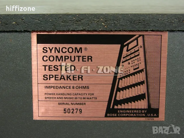 Bose syncom 2 ТОНКОЛОНИ, снимка 12 - Тонколони - 47787956
