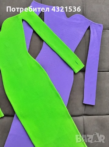 Лилава рокля, снимка 1