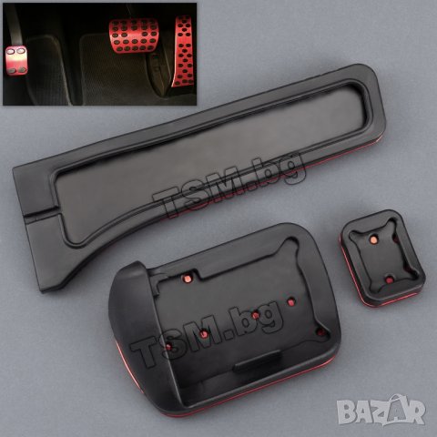 СПОРТНИ АЛУМИНИЕВИ AMG ТУНИНГ ПЕДАЛИ за MERCEDES C W204 W205 E W212 GLK GLC GLE GLS МЕРЦЕДЕС, снимка 3 - Аксесоари и консумативи - 39672757