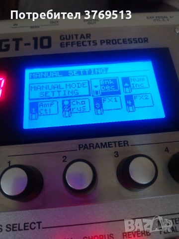 Boss gt 10  процесор за китара, снимка 3 - Китари - 53046072
