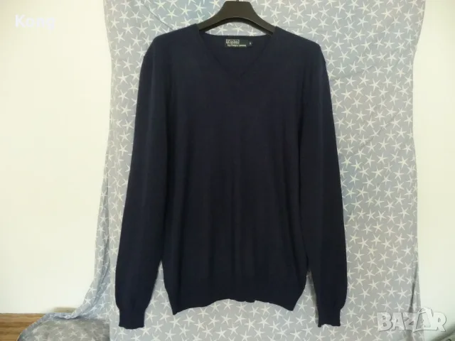 НОВА мъжка горница Burberry London Original Ралф Лоурен дълъг ръкав Ralph Lauren Cashmere Бърбъри , снимка 6 - Спортни дрехи, екипи - 56104861
