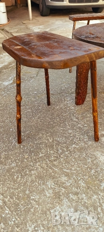 Дървена софра с три столчета , снимка 4 - Декорация за дома - 54312348