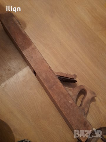 Старо дървено ренде 62 см., снимка 3 - Колекции - 31844233