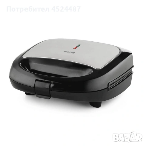 Уред за сандвичи и гофрети 2в1 Muhler MH-899D, грил плочa/ белгийска гофрета, снимка 2 - Гофретници - 54325756