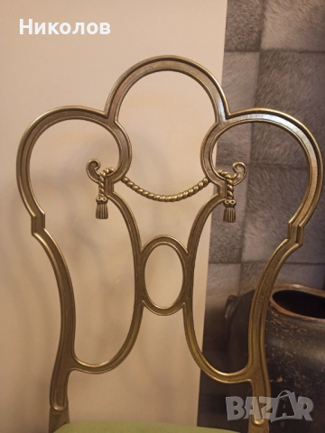 Месингов стол Peris Andreu , снимка 8 - Антикварни и старинни предмети - 52573614