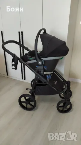 Бебешка количка 3в1 Buba Karina Light Beige / Светла Бежова, снимка 11 - Детски колички - 55777052