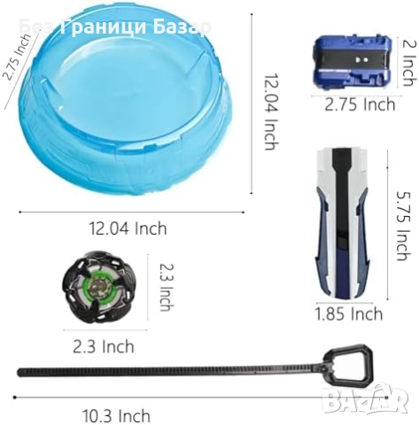 Нов Детски комплект бойни пумпала с арена и кутия за съхранение, играчки, снимка 6 - Образователни игри - 51770112