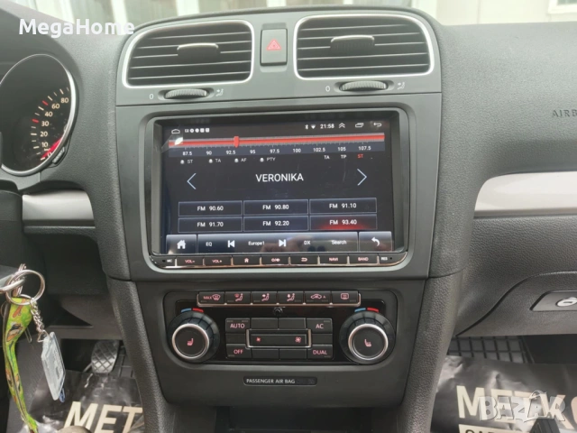 Мултимедия Навигация 9 инча Android 15 за Volkswagen 4GB RAM, 64GB ROM, снимка 2 - Аксесоари и консумативи - 53105333