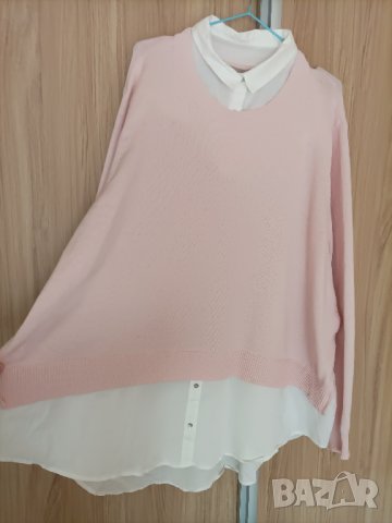 Макси пуловер-риза , снимка 2 - Блузи с дълъг ръкав и пуловери - 44228272