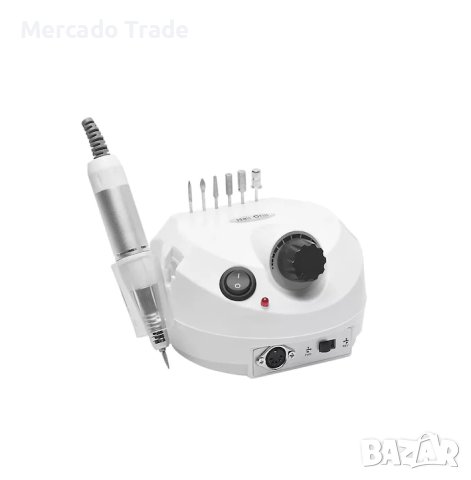 Комплект електрическа пила за нокти Mercado Trade, Маникюр, Педикюр, 30000 оборота, 15W