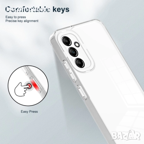 Samsung Galaxy A25 5G Силиконов Калъф Transparent TPU и Протектор, снимка 8 - Калъфи, кейсове - 52739204