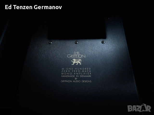 Gryphon M100, снимка 4 - Ресийвъри, усилватели, смесителни пултове - 52647052