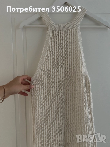 Продавам дълга плетена рокля , снимка 2 - Рокли - 51799620