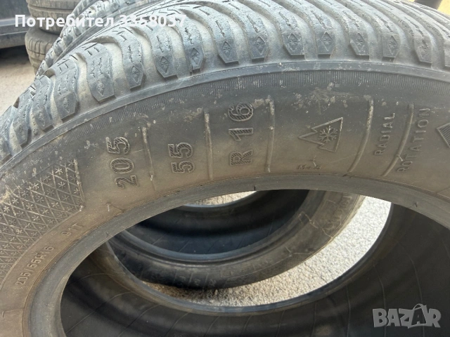 Зимни R16 205/55, снимка 2 - Гуми и джанти - 54237300