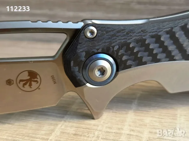 Microtech Matrix TitaniumCF Handle Hand Rubbed Satin 165C-4CFTI, снимка 12 - Ножове - 56327945