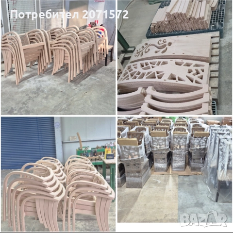 Слоести Детайли за столове , снимка 2 - Столове - 52575106