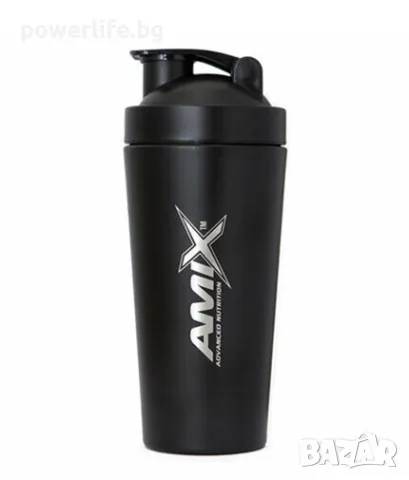 Метален Шейкър AMIX, 740ml, снимка 2 - Спортна екипировка - 56460868