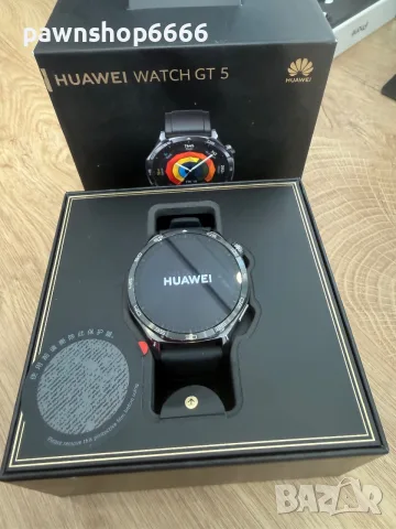 Смарт часовник HUAWEI WATCH GT 5 BLACK, снимка 6 - Смарт часовници - 55947424