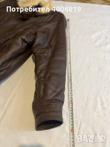 Мъжко кожено яке,телешки бокс, снимка 5 - Якета - 44523161