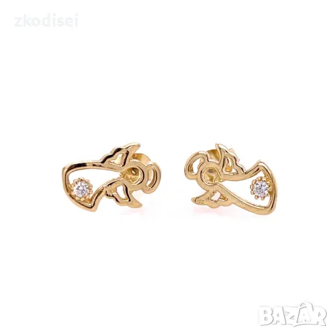 Златни обеци 1,63гр. 14кр. проба:585 модел:29411-3