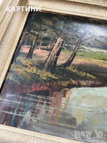 Майсторска картина - Пейзаж, снимка 2 - Картини - 50618741