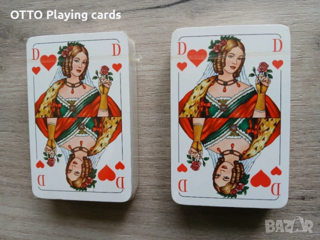 Стари карти за игра, немски оригинал, снимка 4 - Карти за игра - 51895399