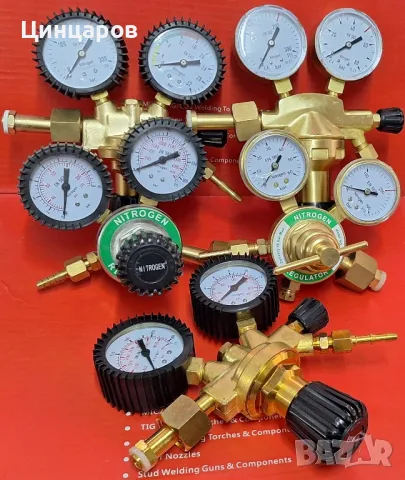 Азот регулатори 10÷100bar, редуцир, бутилки 1÷10л, преход климатик, редукции , снимка 3 - Друго търговско оборудване - 50322249